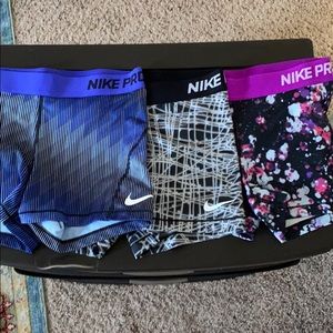 Nike Pro 3 inch shorts, pattern bundle